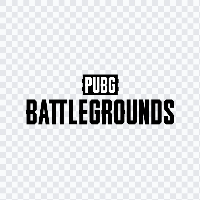 PUBG Battlegrounds black logo SVG