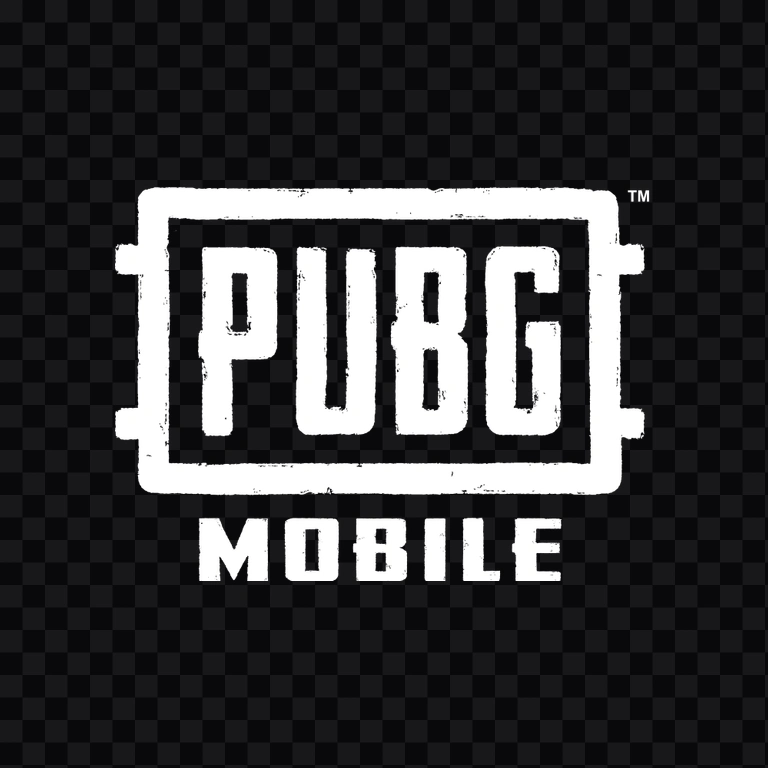 PUBG Mobile white logo PNG