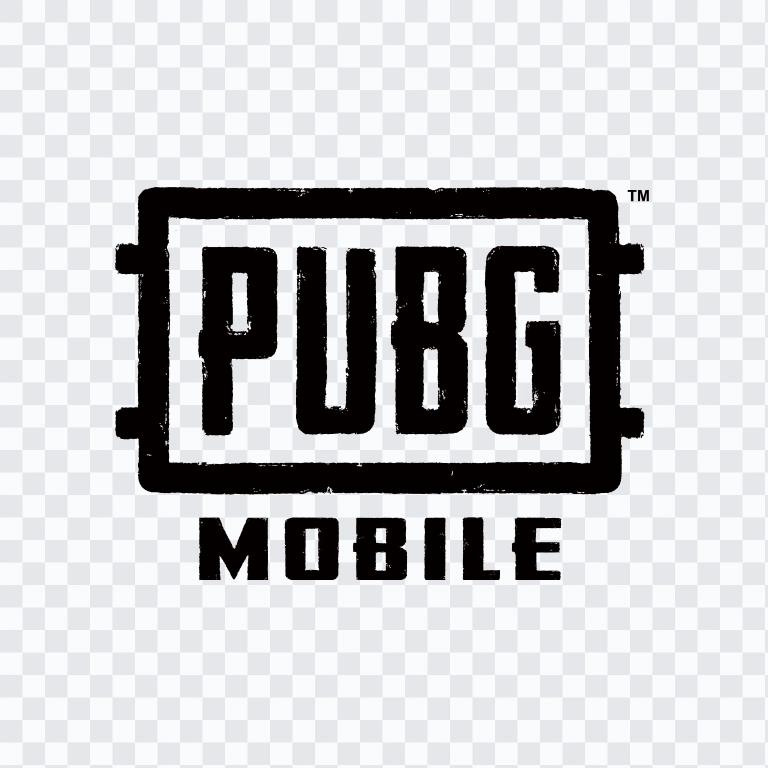 PUBG Mobile black logo SVG