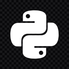 ikon Python putih PNG