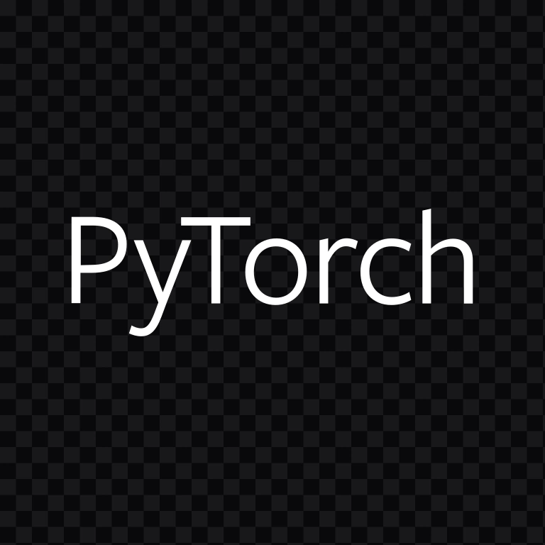 PyTorch white wordmark SVG
