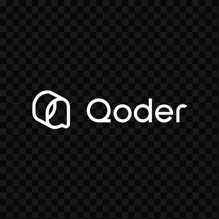 Qoder white logo PNG