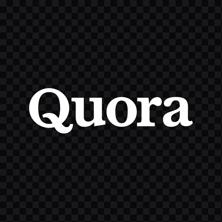 Quora white logo SVG