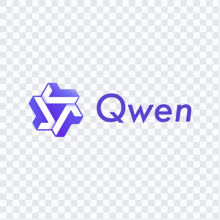 logo Qwen AI berwarna PNG
