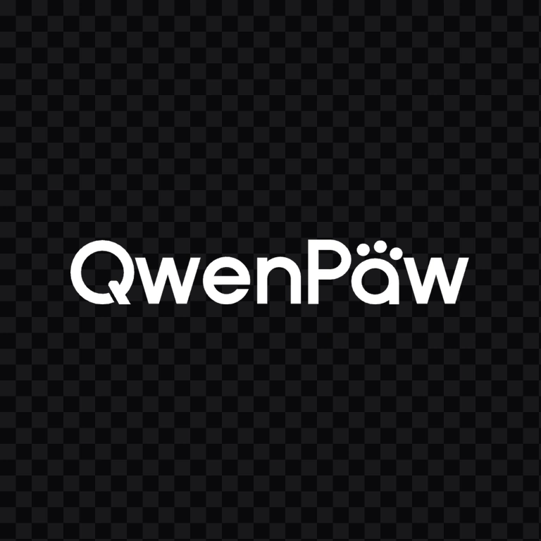 logo QwenPaw putih PNG