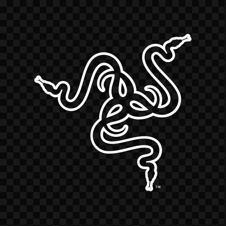 Razer white icon SVG