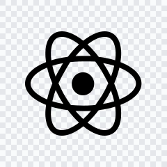 React black icon SVG