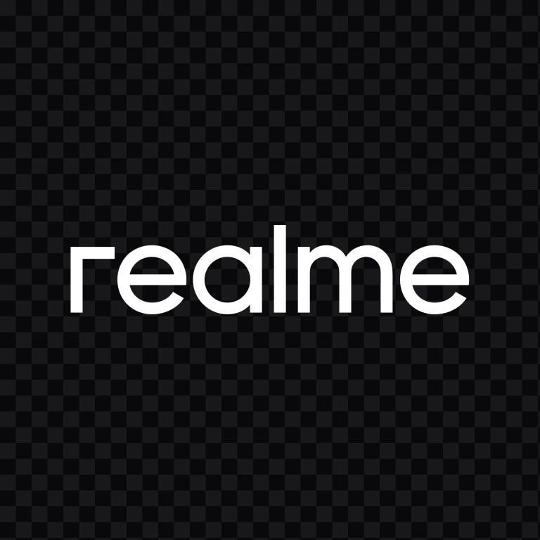 realme white logo SVG