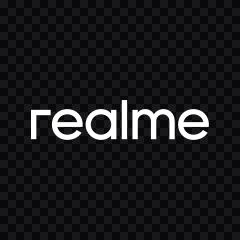 realme white logo SVG