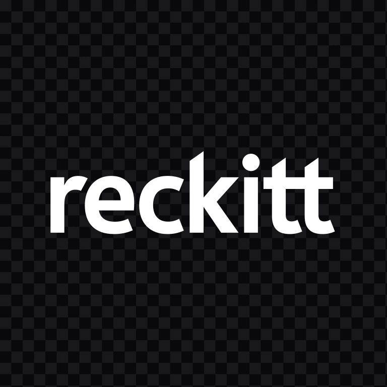 Reckitt white wordmark SVG