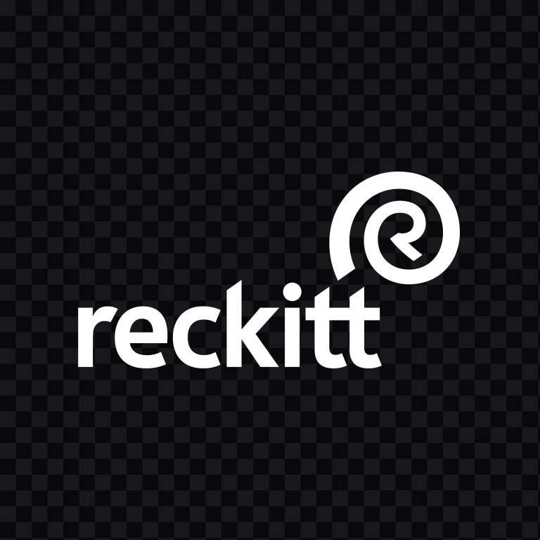 Reckitt white logo SVG