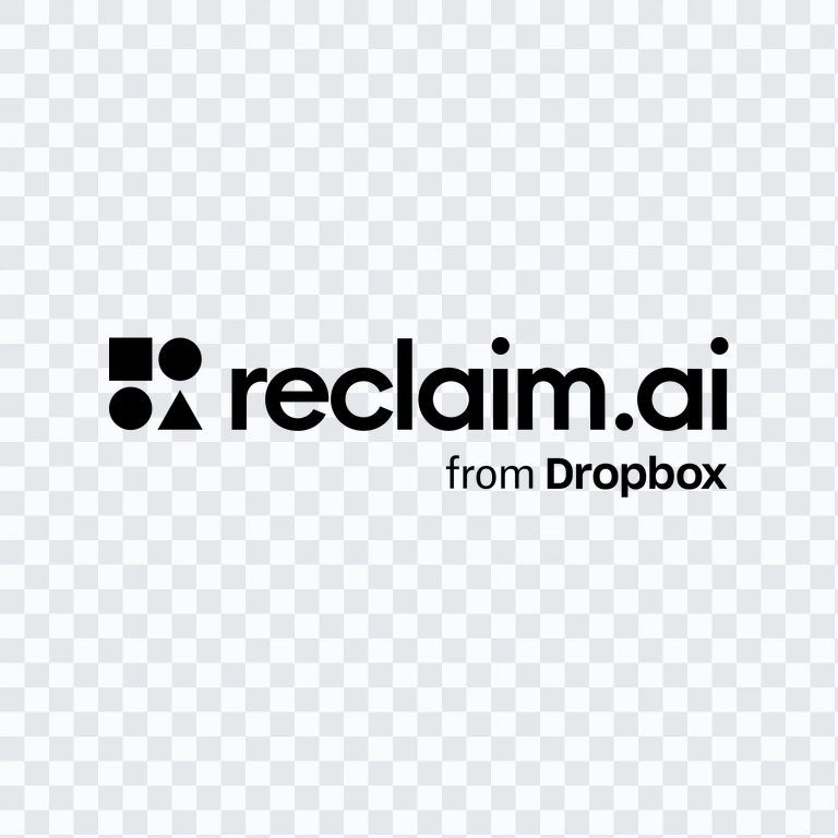 Reclaim AI black logo PNG