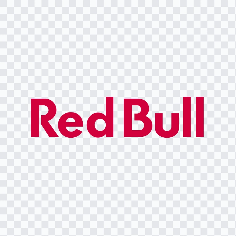 Red Bull colored wordmark SVG