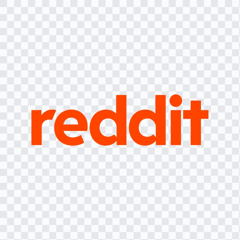 Reddit colored wordmark SVG
