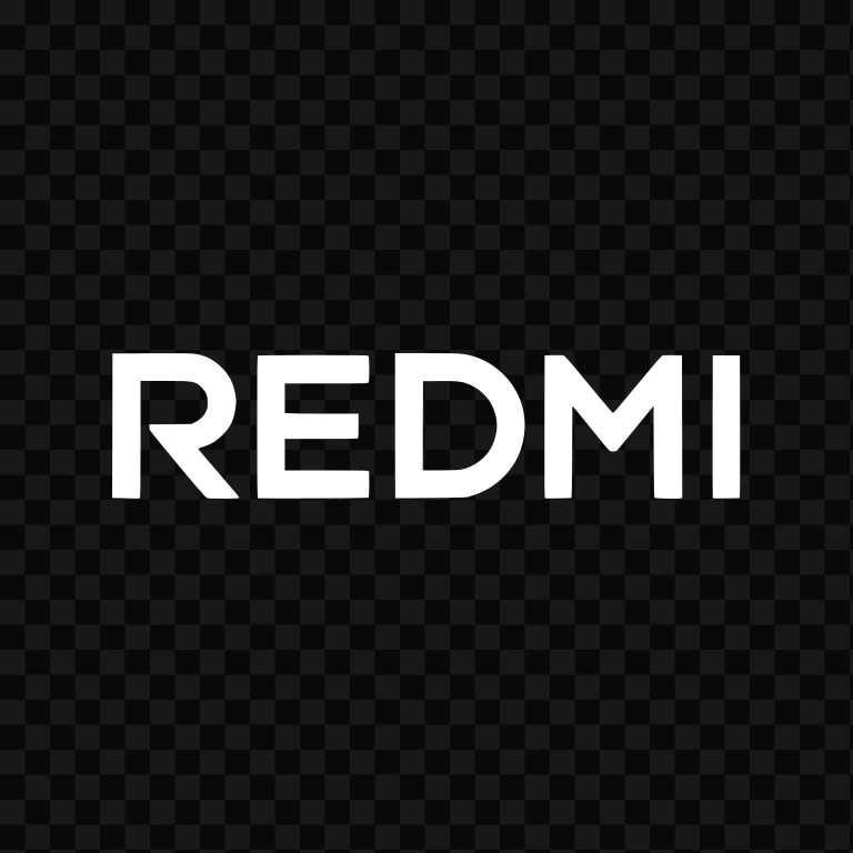 Redmi white logo SVG