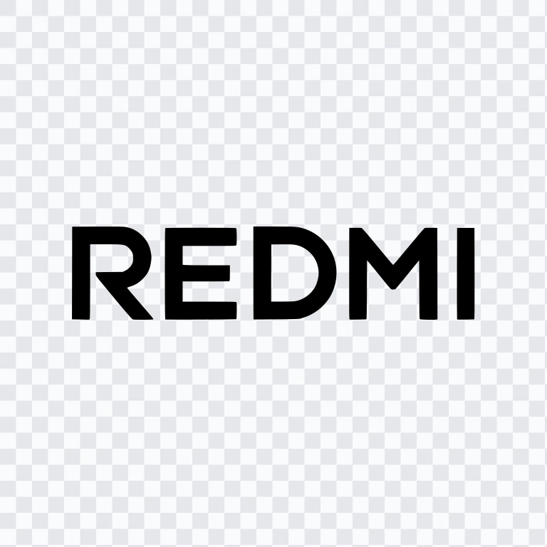 Redmi black logo SVG