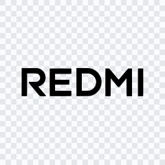 Redmi black logo SVG