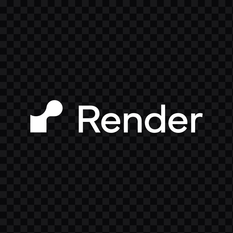 Render white logo SVG