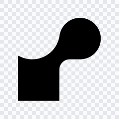 Render black icon SVG