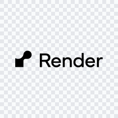 Render black logo SVG
