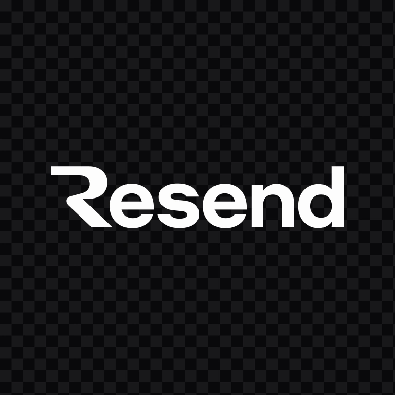 Resend white logo SVG