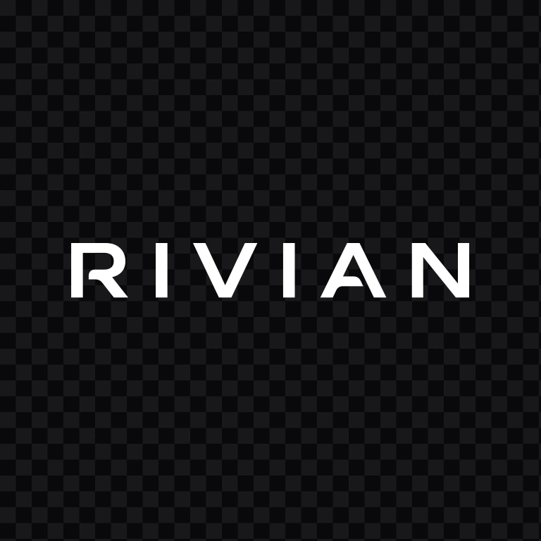 Rivian white logo SVG
