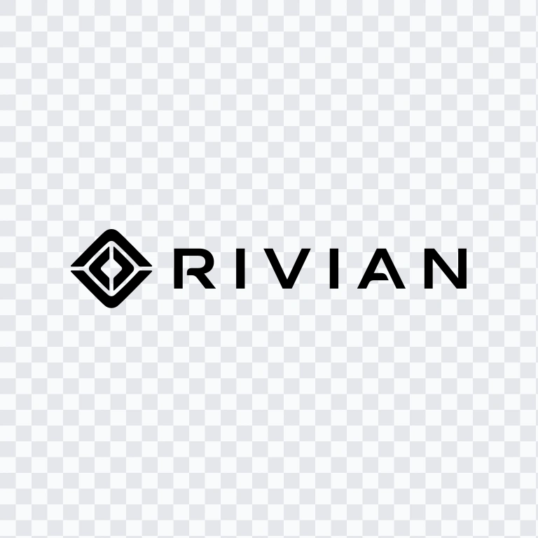 Rivian black logo SVG