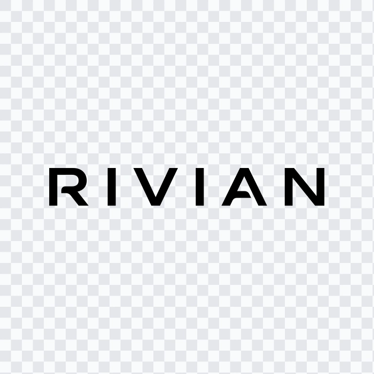 Rivian black wordmark SVG