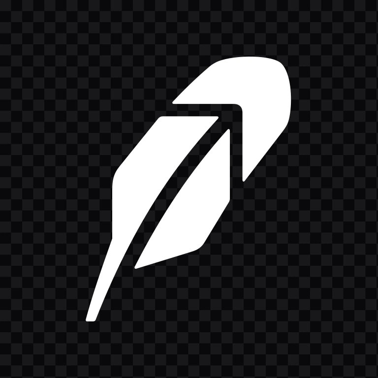 Robinhood white icon SVG