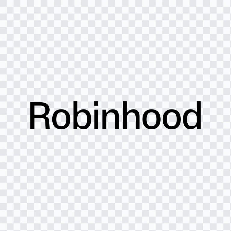 Robinhood black wordmark SVG
