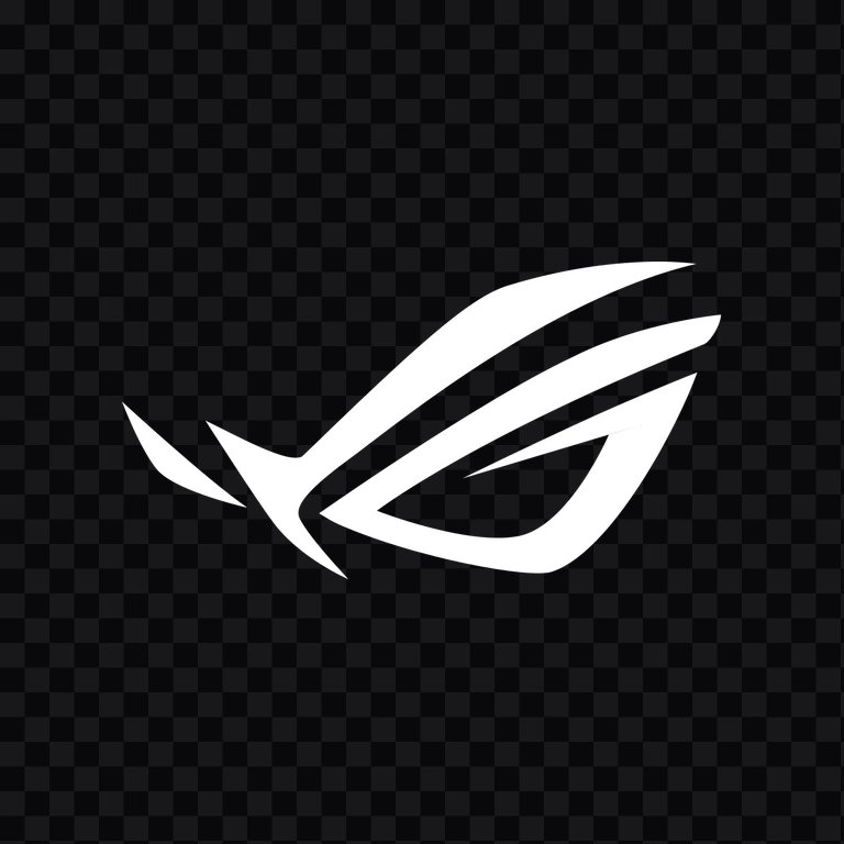 ROG (Republic of Gamers) white icon PNG