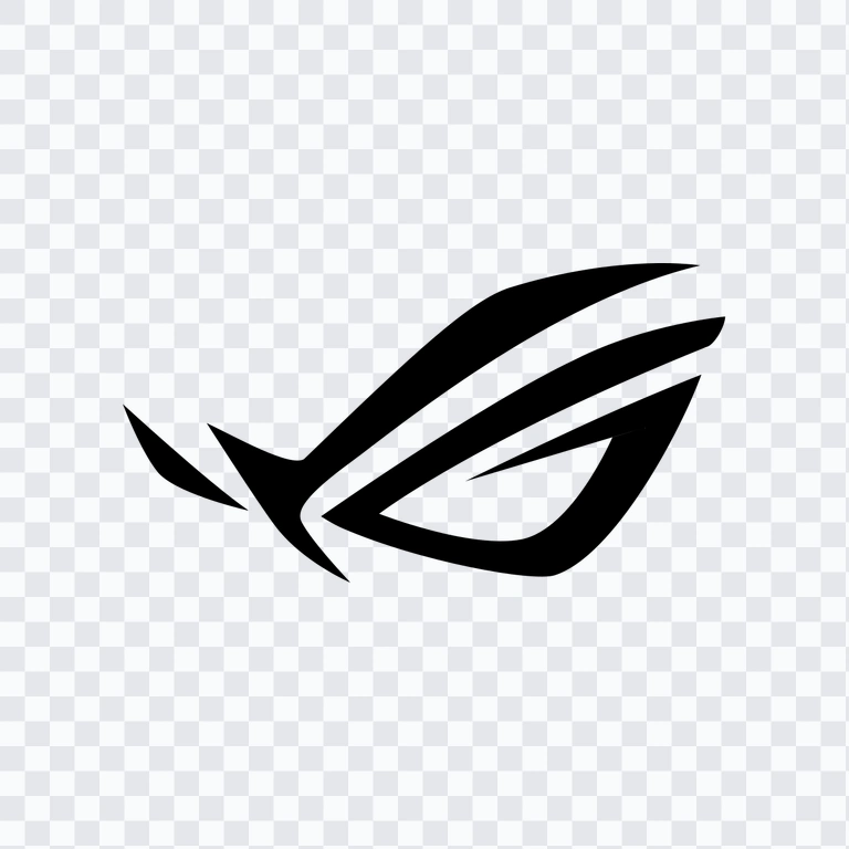 ROG (Republic of Gamers) black icon PNG