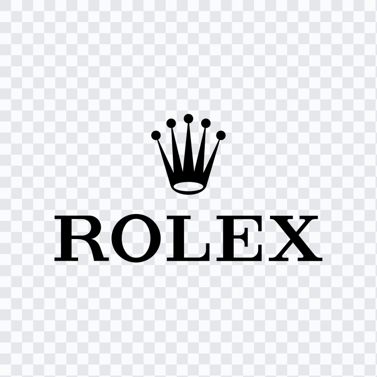 Rolex black logo SVG