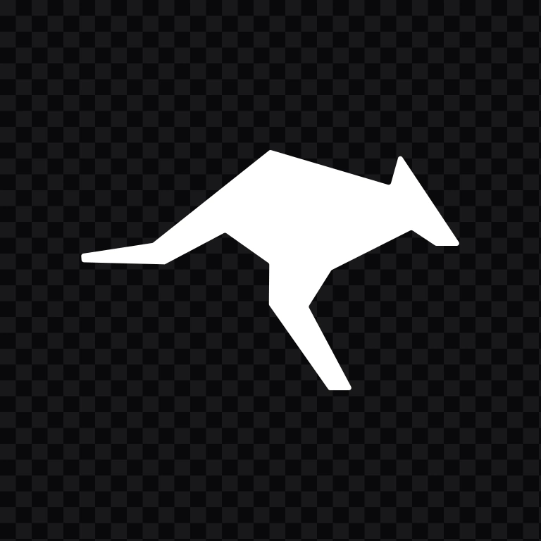 ikon Roo Code putih SVG