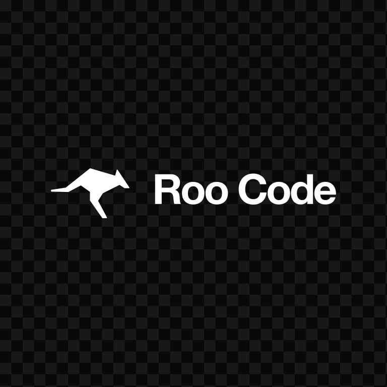 logo Roo Code putih SVG