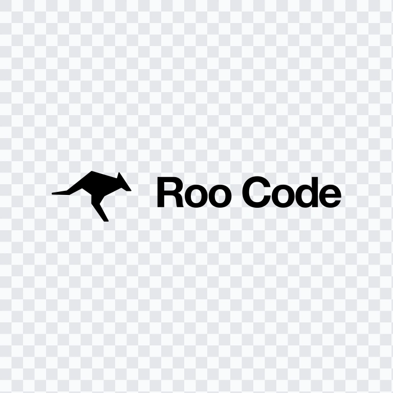 logo Roo Code hitam SVG