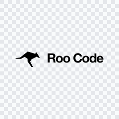logo Roo Code hitam SVG