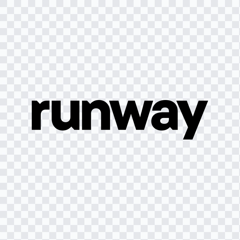 Runway black logo SVG