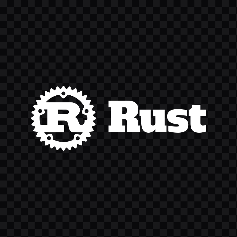 Rust white logo SVG