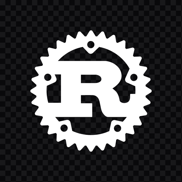 Rust white icon PNG