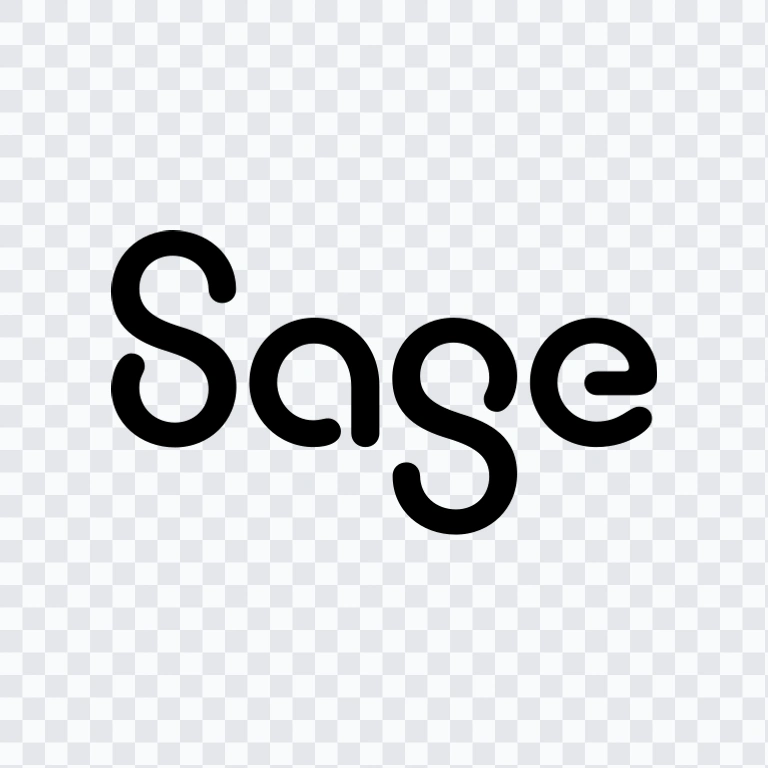 Sage black logo SVG