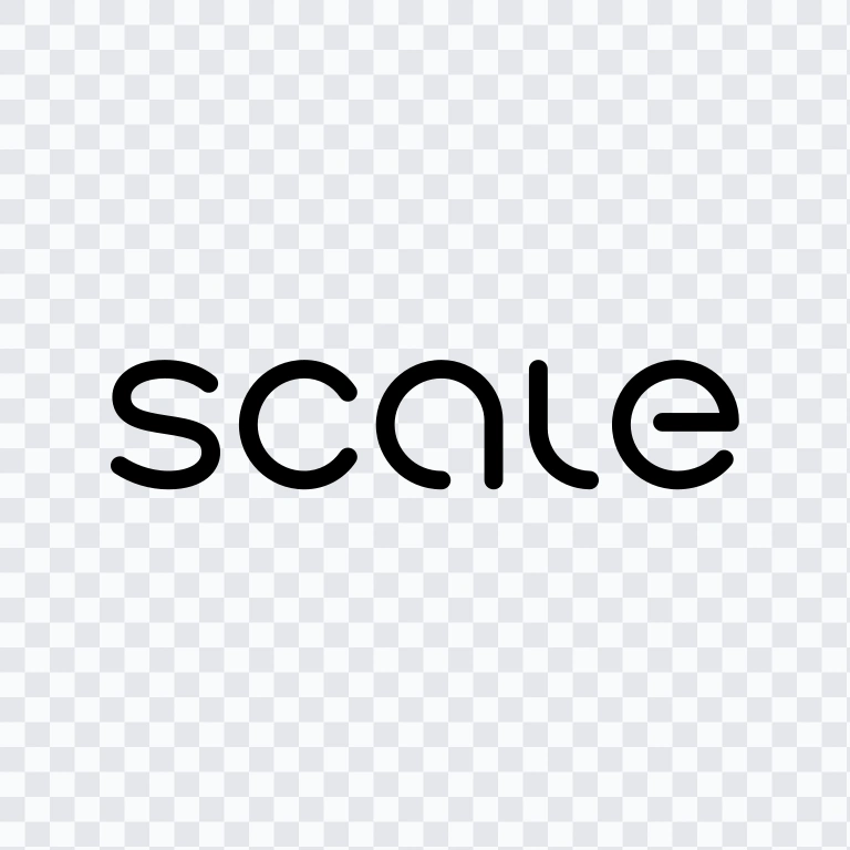 Scale AI black wordmark SVG