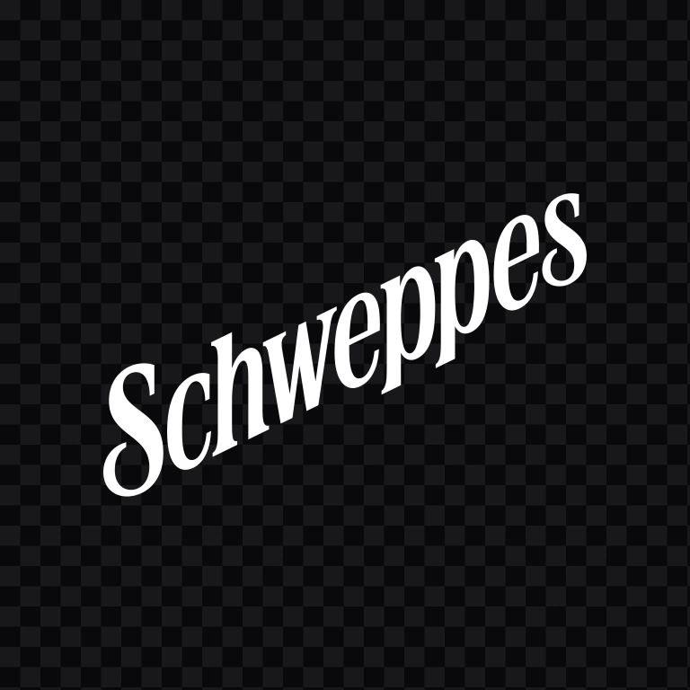 Schweppes white wordmark SVG
