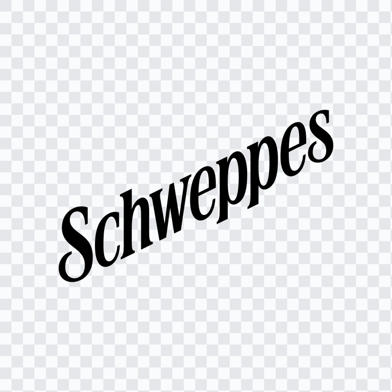 Schweppes black wordmark SVG