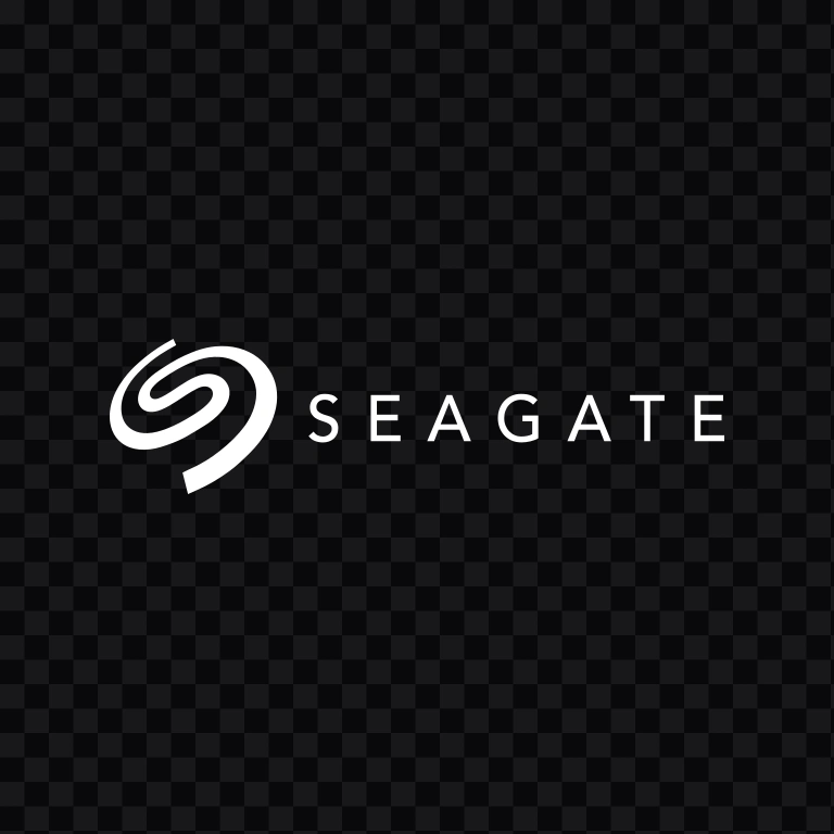Seagate Horizontal white logo SVG