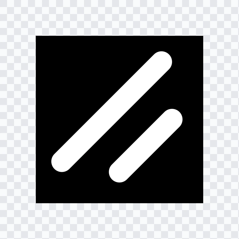 shadcn/ui black logo SVG