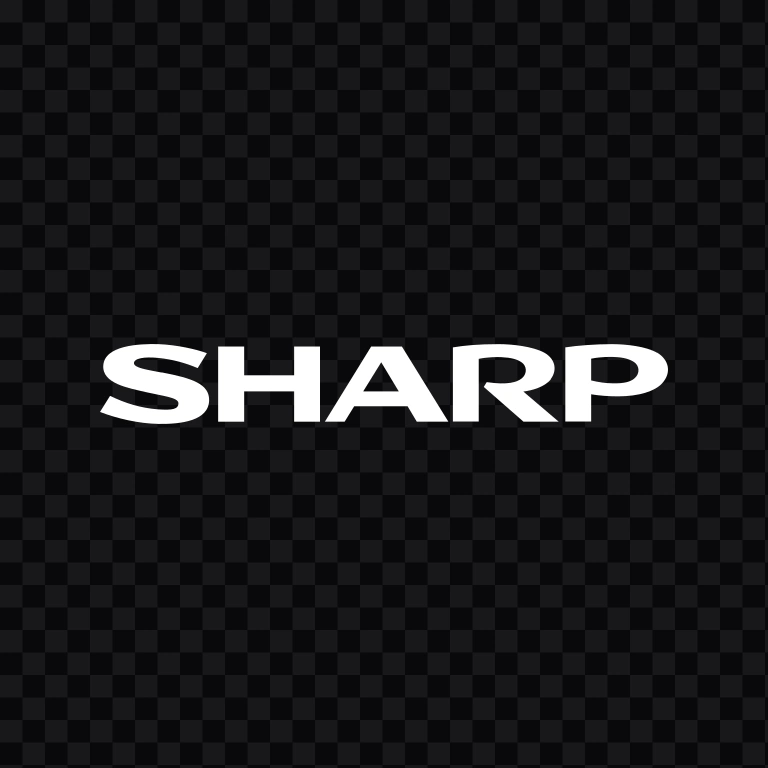 Sharp white logo SVG