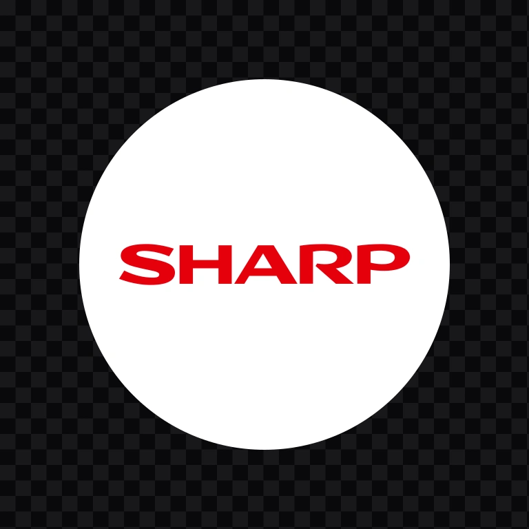 Sharp white logo SVG