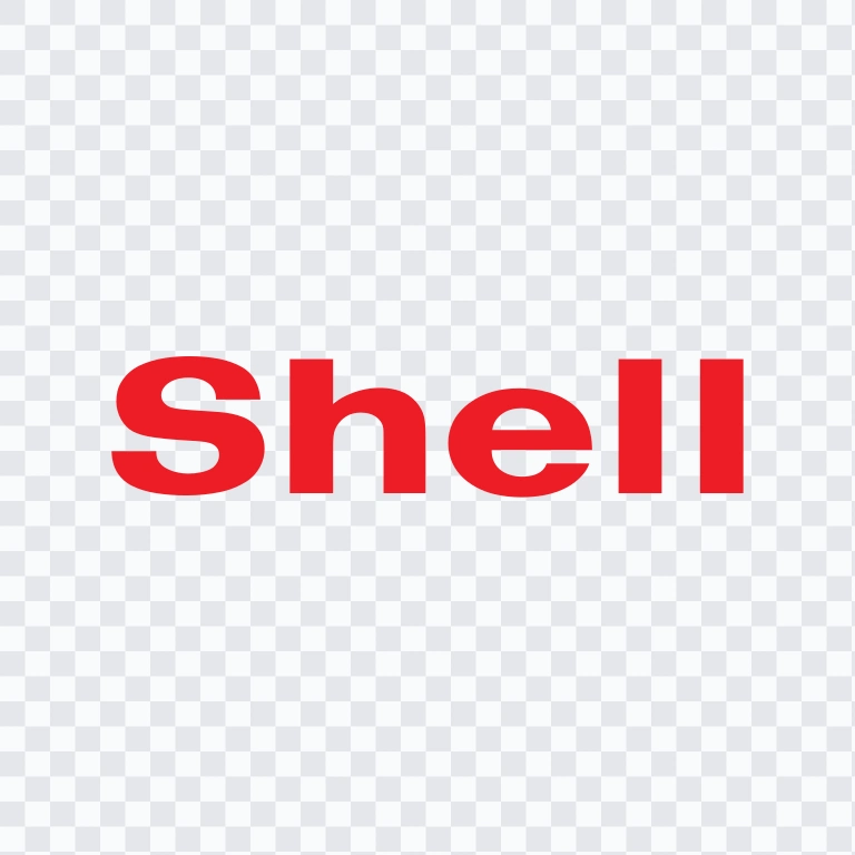 Shell colored wordmark SVG