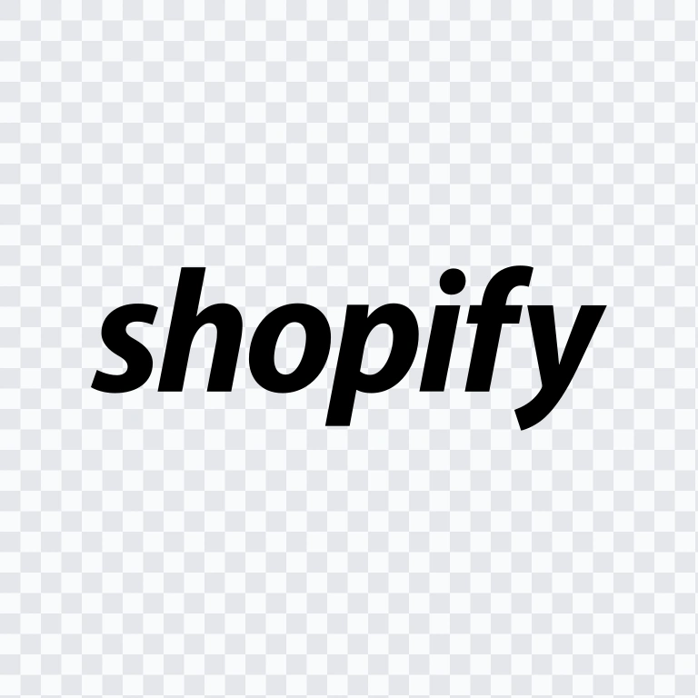 Shopify black wordmark SVG